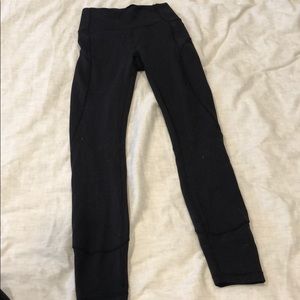 Lululemon black leggings 28”